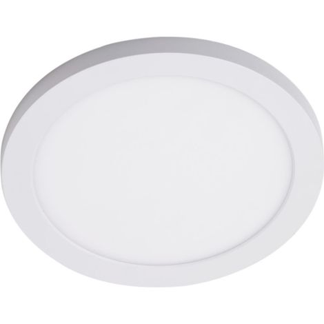Litecraft Darly Ceiling Light Bathroom 18W Integrated LED Flush Mount - White (1/5)