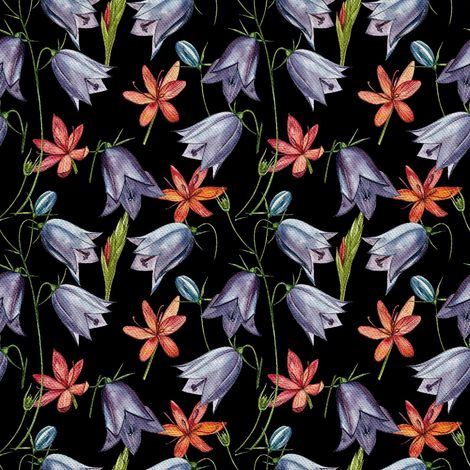 Telas decorativas para exteriores Oxford - Motivo de campanilla (1/5)