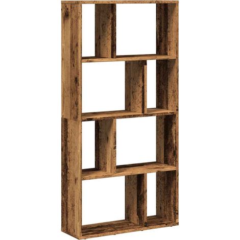 Maison Exclusive - Bücherregal Altholz-Optik 60x20x120,5 cm Holzw