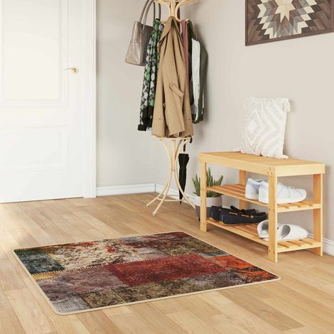 Teppichläufer MARSA Mehrfarbig 100 x 100 cm Polyester und PVC