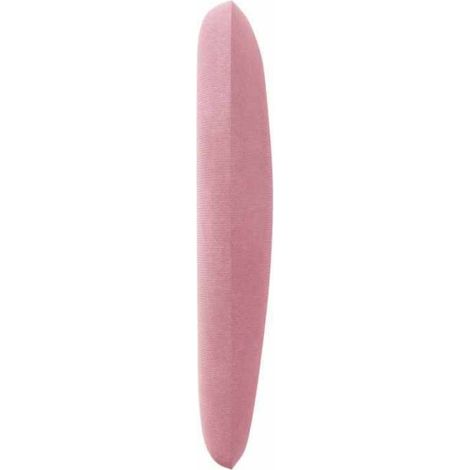 Tete De Lit - Design Ondule - Velours - Rose - 40 x 23 x 6 cm - Pour Chambre Interieure (1/5)
