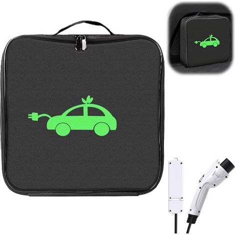 Bolsa para cable de carga de coche eléctrico – Organizador impermeable para maletero – Compatible con cables tipo 1 y tipo 2 (1/5)