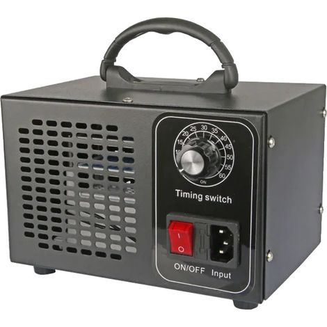 Générateur d'ozone, haute efficacité, design portable, Noir 220V (1/2)
