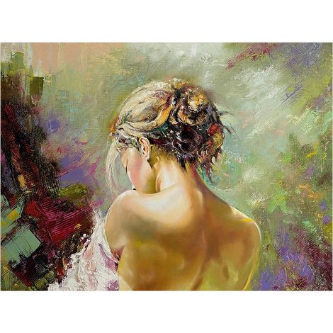 Decorazione artistica da parete con stampa su tela Painting Multicolore (1/4)