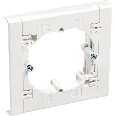Cornice vuota per dispositivi di cablaggio 60 x 40 x 90 mm bianco tehalit TEHALIT