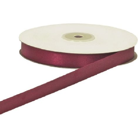 ETM Nastro Doppio Raso 6 Mm 50 Mt Bordeaux