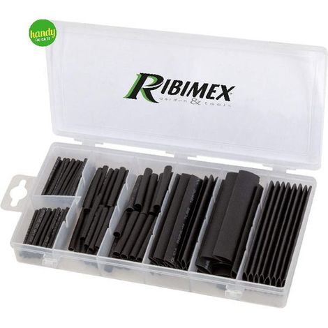 Assortimento di guaine termorestringenti 127 pz in valigetta Ribimex (1/2)