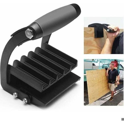 Lève-planche - OKZ - Gorilla Gripper ergonomique - Ergonomique - Noir - Pour plaques de plâtre/contreplaqué (1/4)