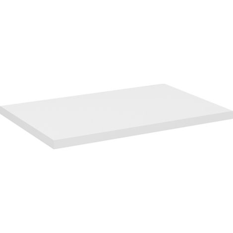 Plan vasche VANO – Alpinweiß – L60 × B40 × H2 cm – Klares Design zum Aufstellen