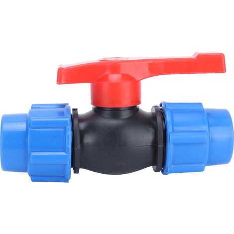 Vanne droite pour tuyau PE, raccord de tuyau avec filetage femelle G3/4, accessoires d'irrigation de jardin (1/3)
