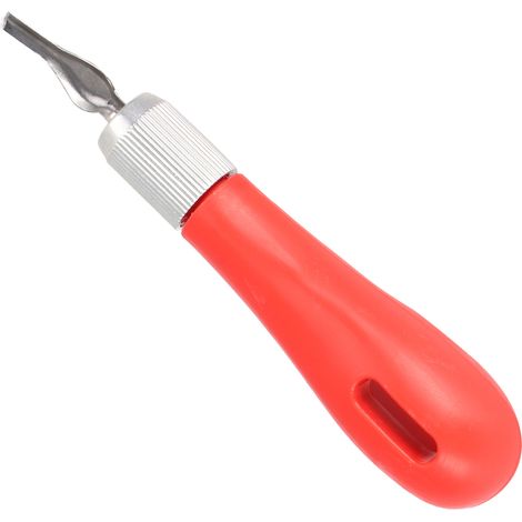 Ensemble de 2 couteaux à sculpter sur bois, outil de sculpture sur bois pour beaux-arts, en plastique et acier inoxydable. (1/5)
