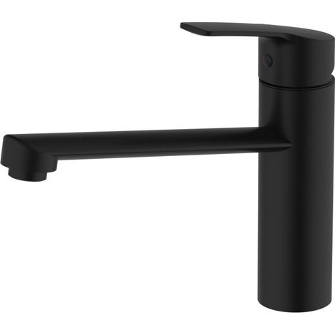 Primaster Küchenarmatur Lyon schwarz matt Einhandmischer Wasserhahn