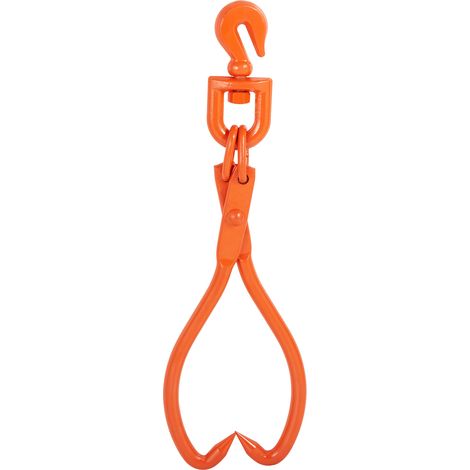 Mophorn Pinza per sollevamento tronchi, Pinza per sollevamento tronchi da 18 pollici a 2 artigli, Pinza per sollevamento tronchi in acciaio rotante Capacita di carico 772 libbre/350 kg
