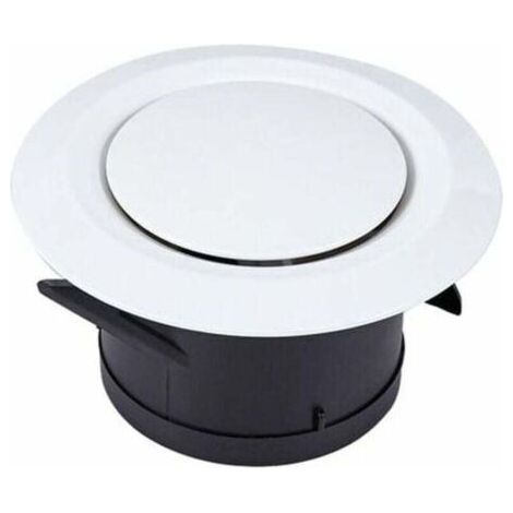 Orifices d'aspiration et de soufflage Diffuseurs à 100 disques - Grille de ventilation ronde en plastique réglable - Ventilation par ventilateur