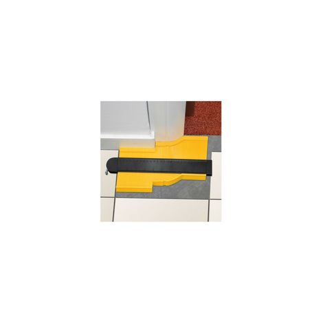 Jauge de contour copieur avec verrouillage, outil de traçage pour carreleur, gabarit de reproduction Broszio Tools, accessoire de mesure précis (1/4)