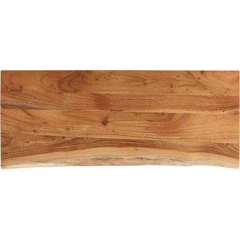Dessus de table  Dessus de bureau  Plateau de table 90x40x3,8 cm rectangulaire bois massif acacia