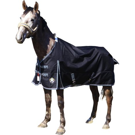 Couvertures et feuilles de cheval Turnout, Couvertures et feuilles de soin de cheval 1200D imperméables et respirantes sans remplissage (51 "-87" y compris la taille miniature / poulin)