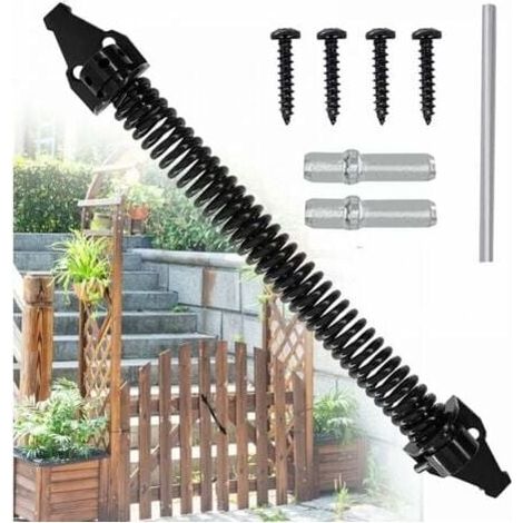 14-inch Spring Door Closer, Adjustable Exterior Door Closer, Carbon Steel Spring Door Closer, Screws, Garden Door Closer for House Gates, Farm Fences MUMU (1/4)