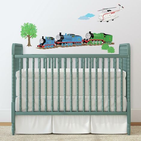 Stickers repositionnables Thomas et ses amis MATTEL - 25x45 cm (1/3)