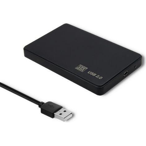 Box/armadio Qoltec per HDD/SSD da 2,5" SATA3 USB 2.0 Nero (1/5)