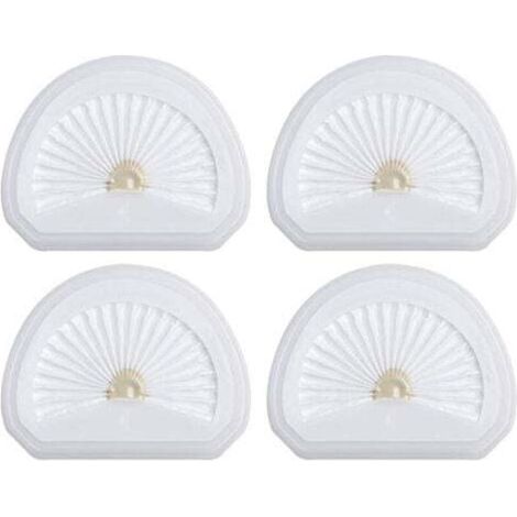 Paquete de 4 filtros para aspiradoras de mano, compatibles con Black & Decker VLPF10 y Dustbuster HLVA315J, HLVA320J00. Filtros de repuesto N575266, reemplaza la pieza N600601. (1/4)