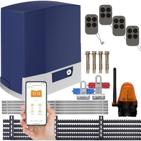 Antriebsset für Schiebetore DP1000WiFi, 4x Fernbedienung, 5x LED-Streifen (1/5)