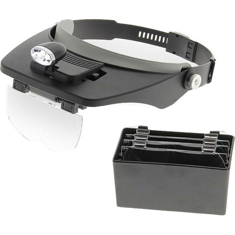 Bandeau-loupe à led (avec 4 lentilles) (1/3)