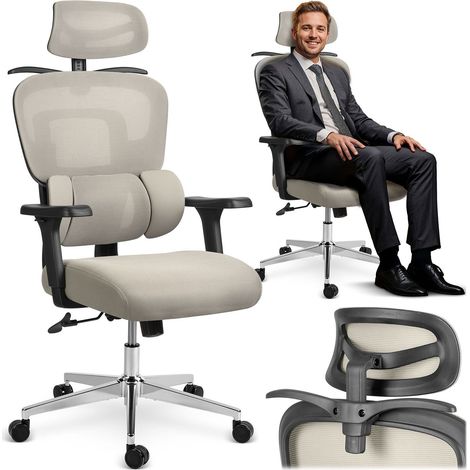 Sedia da ufficio sofotel talin micro mesh - grigio (1/5)