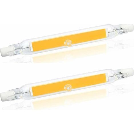 5W R7S 78MM Ampoule LED de J78 COB filament, 500 lumens 360 degrés, ampoule halogène 30W 48W 50W équivalent, parfait pour maison, cuisine, pièce, balcon, bureau, etc (2pcs, Blanc Chaud 2700K) (1/5)