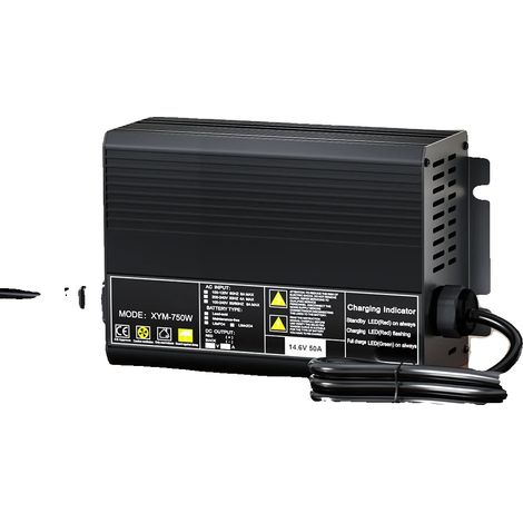 Cargador de baterías, salida de 50 A, múltiples opciones de conexión, 14,6 V 50 A, EU-b (1/2)