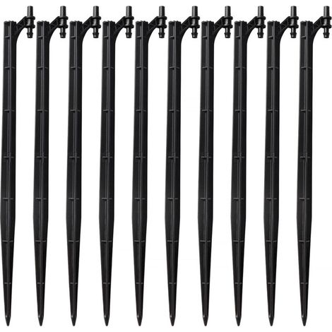 10 x 30 cm Drip Irrigation Support Stakes, Nozzles Irrigation Garden Insertion, Garden Irrigation Nozzles Ground Insertion Holder, for Garden, Plants (1/5)