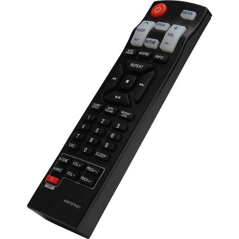 Télécommande audio alternative pour barre de son LG AKB73575421, compatible avec les modèles NB3530A et NB4530A. (1/5)