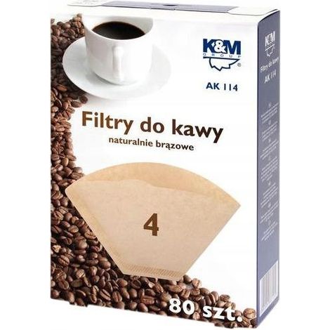 Filtros de café Konig Meyer AK114 marrón tamaño 4