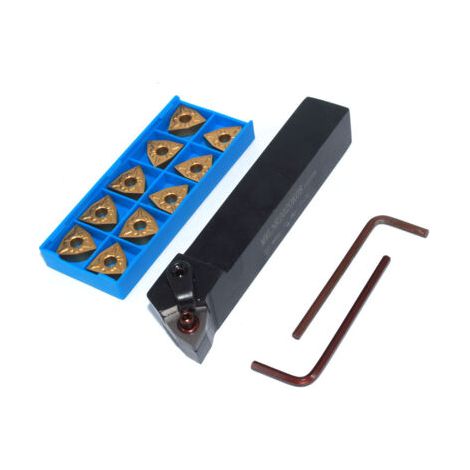 Outil de tournage MWLNR2020K08 tige de forage a pince + WNMG080404,Porte-outil de tournage, insert en alliage (1/4)