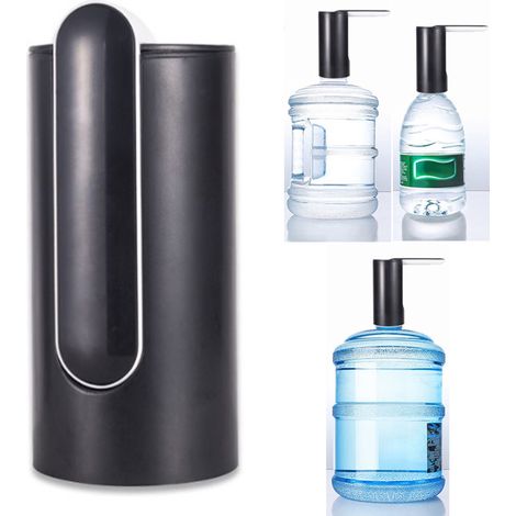 Tragbarer elektrischer Wasserspender, faltbar, USB-aufladbar, automatisch, mit Pumpe, Schwarz, 4 Watt (1/5)