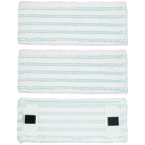 3 pcs pour Leifheit Clean Mop de remplacement pour utilisation humide et sèche Tête de mop plate en microfibre accessoire (1/5)