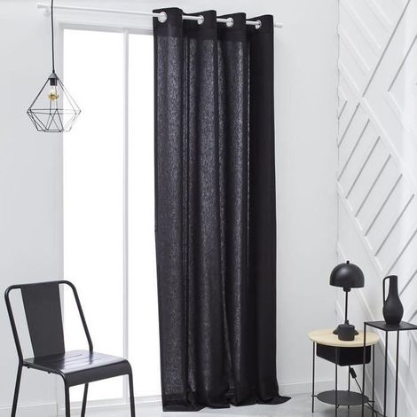 Cortina de ojal - 140X240 - Carbón - TODAY Essential - 356503 (1/3)