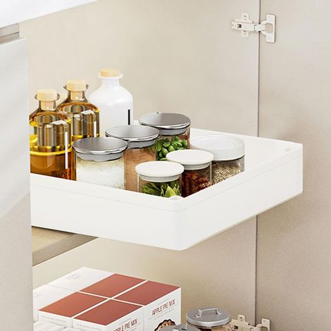 Ausziehbare Schublade – Schubladeneinsatz für Küchenschränke – 38 cm B x 18 cm T x 6,5 cm H (1/5)