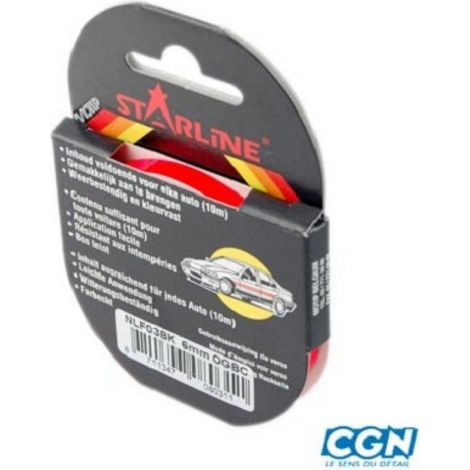 Liseré de jante Motip pour moto NLF03BK rouge fluo 6mm x 10m Neuf (1/2)