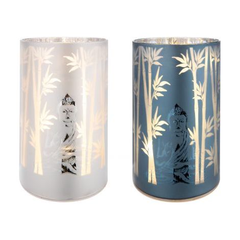 GILDE Lámpara de cristal LED \Buda\ 40386