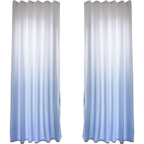 Mumusuki Verdunkelungsvorhang aus Polyester, Verdunkelungsgardine für Schlaf- und Wohnzimmer (Grau)