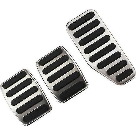 Couvre-pédales pour Suzuki S-Cross, Aerio, Splash, Sidekick, Swift, Jimny, Vitara, Alivio, Kizashi, SX4, Baleno, Ignis, Ciaz, Alto, Spacia, MT - Style 2 MT (lot de 3) (1/5)