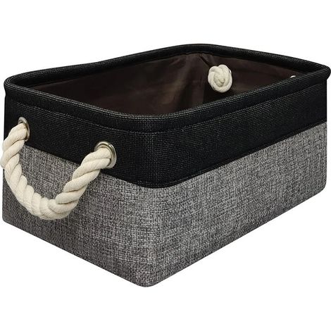 Panier à linge pliable en tissu, panier de rangement, panier à jouets avec poignée pour l'organisation de la maison S (1/5)