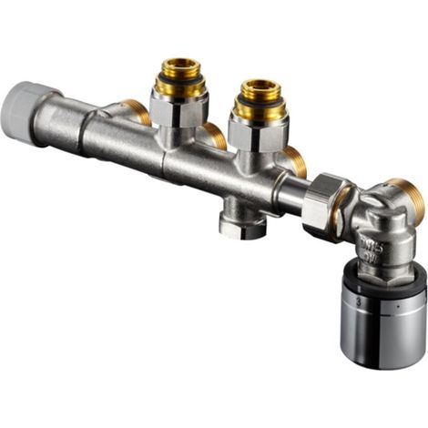 Oventrop Multiblock Anschlussarmatur TQ- RT, Eckausführung, Rp 1/2" Außengewinde, mit Q-Tech, 1184076 (1/2)