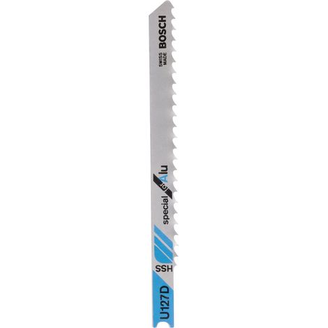 Lame de Scie Sauteuse U 127 D HSS, 3mm Pas, 92mm Longueur, Lot de 3 (1/5)