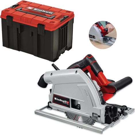 Einhell Corded Plunge Saw Circular Saw 165mm 1200W 240V TE-PS 165 + Deep Case (1/5)