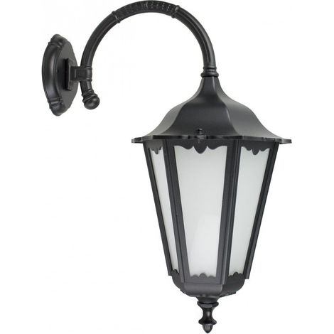 Applique esterna retro nera 64cm 30cm 1xE27 IP43 SU-MA (1/5)