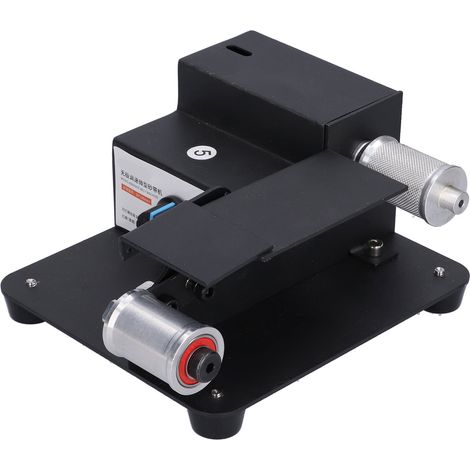 Verstellbarer Mini-Elektrobandschleifer, Schleif- und Poliermaschine, 110–240 V Wechselstrom, für Heimwerkerprojekte, EU-Stecker (1/5)