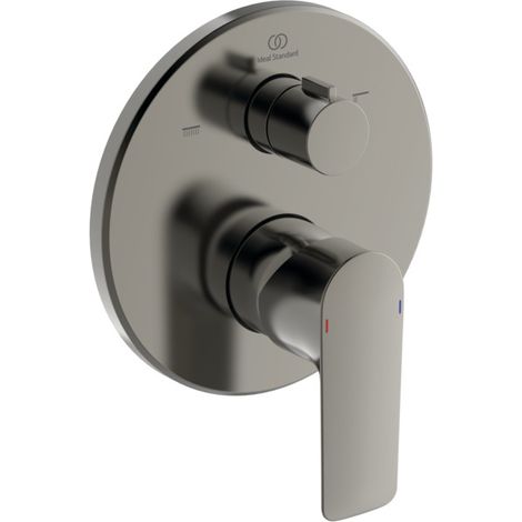 Ideal Standard IS Mitigeur bain encastré Connect Air - Rosette d:163mm Silver Storm, A8741GN