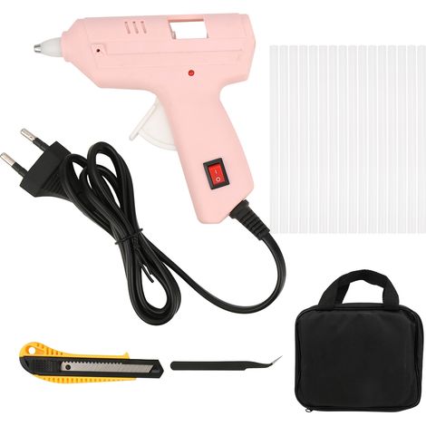 Pistolet à colle chaude 35W 220V prise EU avec 16 bâtons de colle inclus mini kit de réparation (1/5)